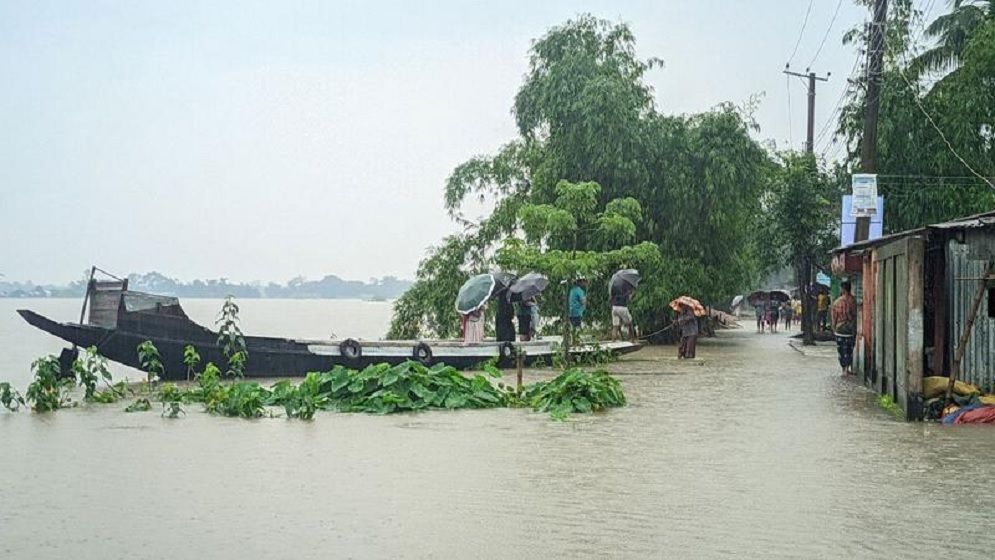 সুনামগঞ্জে ফের বন্যার শঙ্কা, বাড়ছে নদ-নদীর পানি