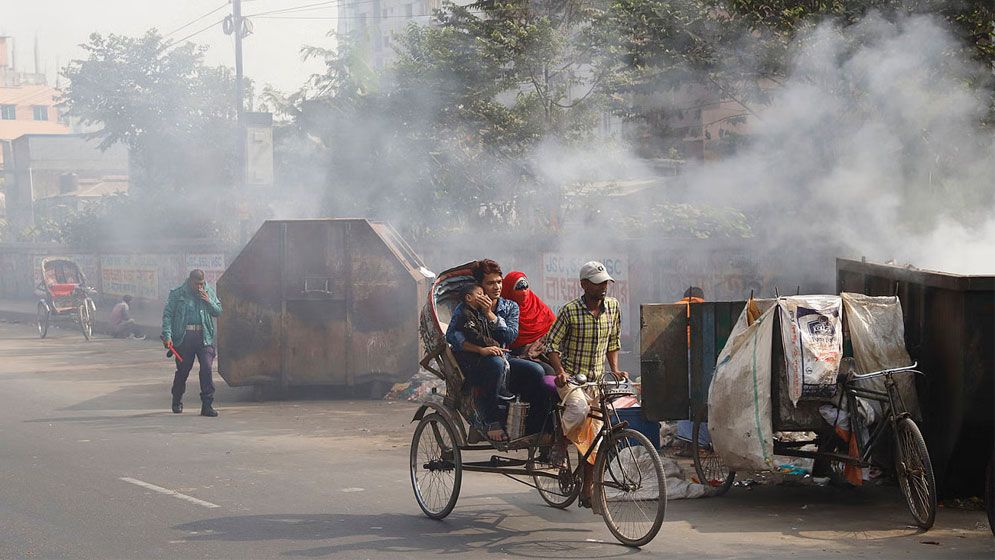 আজ ঢাকার বাতাস সংবেদনশীল গোষ্ঠীর জন্য অস্বাস্থ্যকর