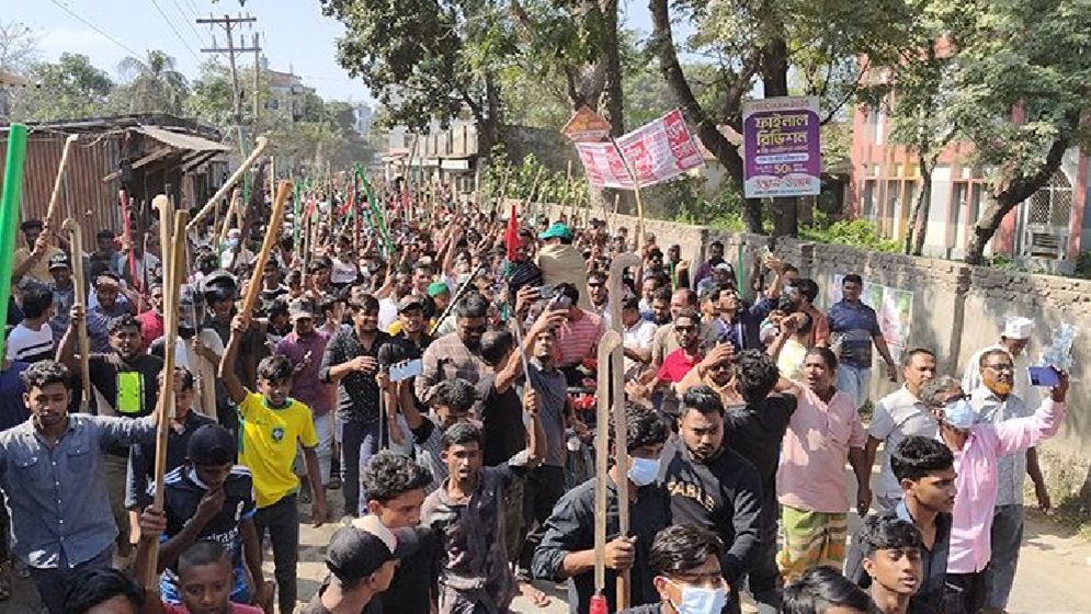 ব্রাহ্মণবাড়িয়ার বাঞ্ছারামপুরে বিএনপির দুই গ্রুপের সংঘর্ষে আহত ৫০