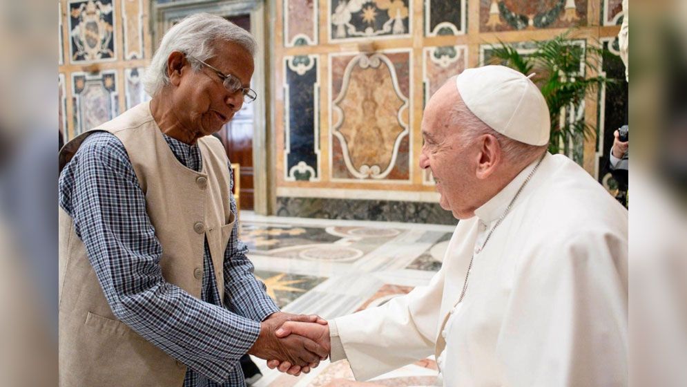 রোমে ‘পোপ ফ্রান্সিস ইউনূস ত্রি-জিরো ক্লাব’ উদ্বোধন