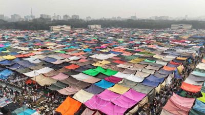 তুরাগ তীরে বিশ্ব ইজতেমার প্রথম পর্ব শুরু, লাখো মুসল্লির ঢল